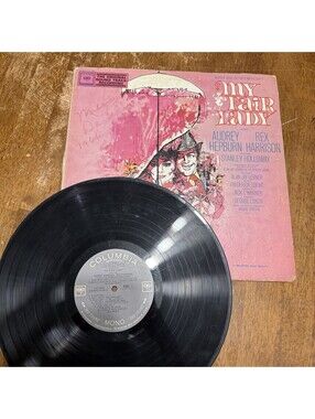 My Fair Lady 1964 Soundtrack LP Audrey Hepburn Rex Harrison KOL 8000 Mono Tested